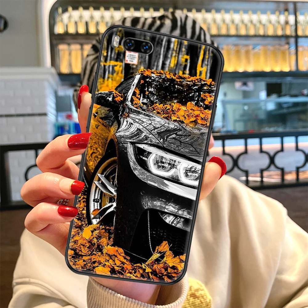 

BMW Sports M Phone case For Xiaomi Mi Max Note 3 A2 A3 8 9 9T 10 Lite Pro Ultra black painting coque pretty bumper luxury