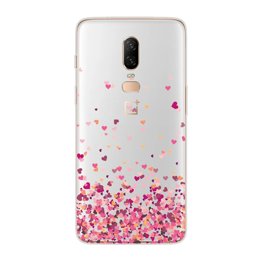Мягкий силиконовый воздушный шар ciciber с сердечками для Oneplus 6 6T 5 T 1 + 7T Pro чехлы