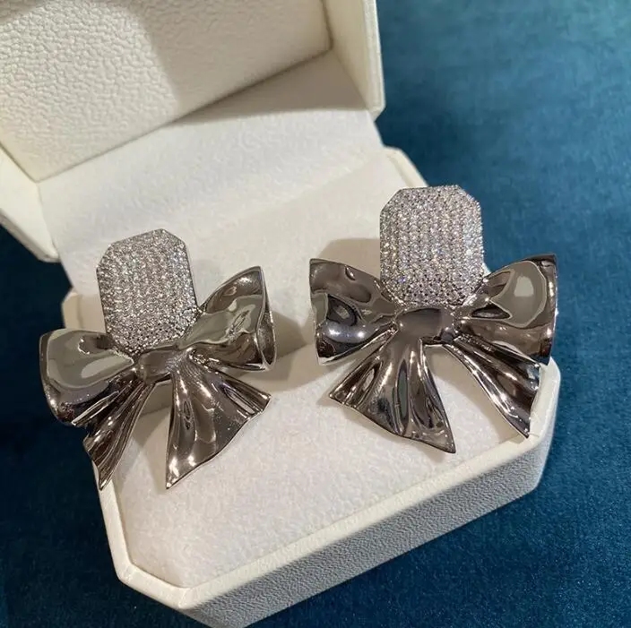 

Блестящие стразы, квадратный бант, Искусственный драгоценный камень, Преувеличенные милые золотые металлические стильные романтические у...