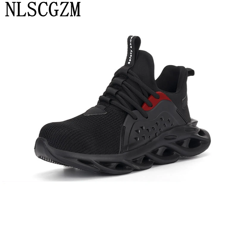 

Рабочие ботинки, безопасная обувь, мужские рабочие ботинки на платформе со стальным носком, ботильоны для мужчин, мужские ботинки