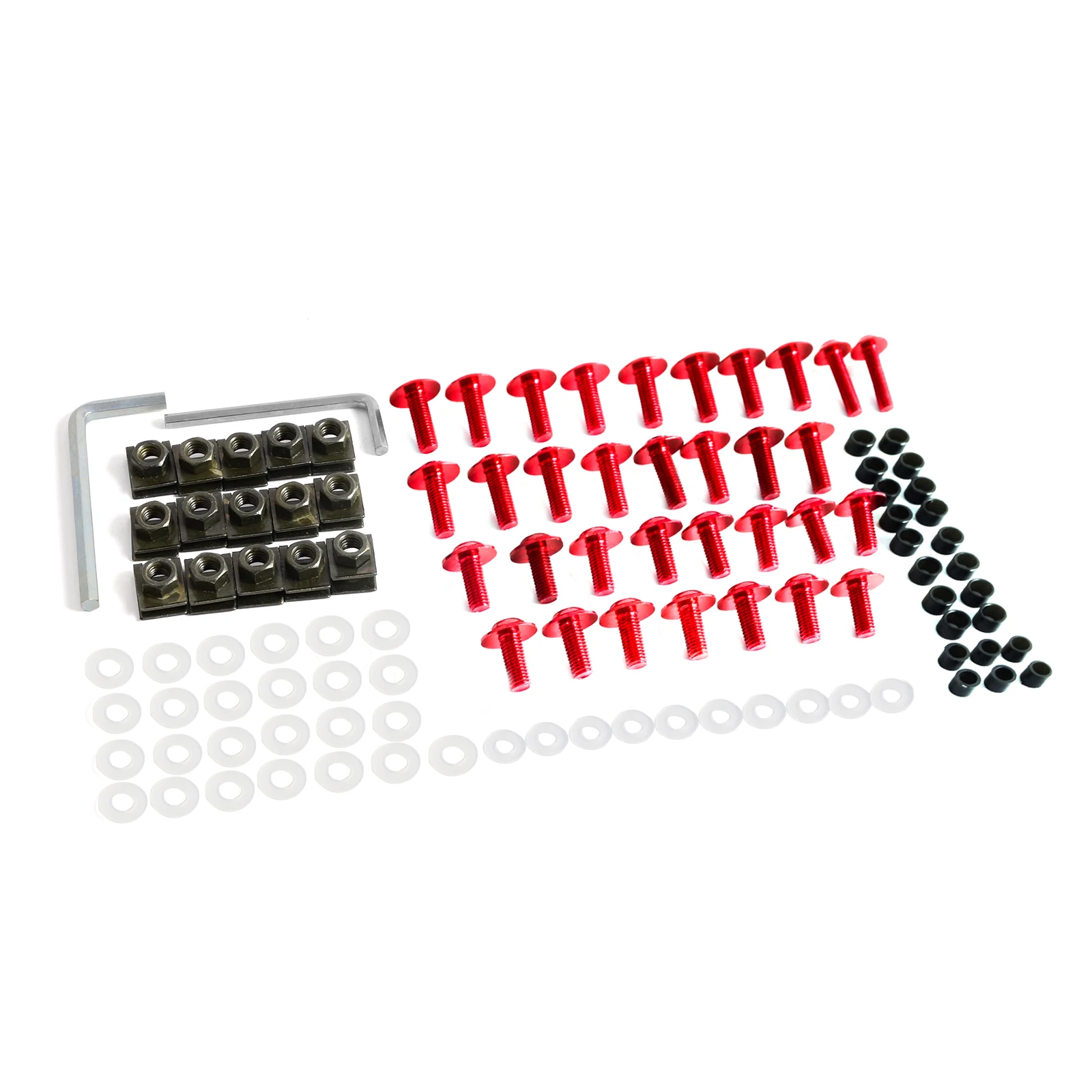 108 шт. обтекатель мотоцикла Болт крепеж зажим винт нейлоновые прокладки гаечный