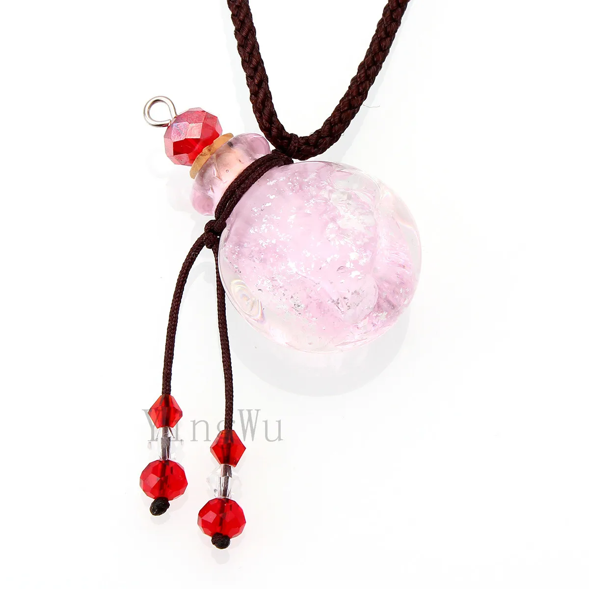 YingWu круглая Вишневое масло пепел урна бутылка пробковая белая стеклянная