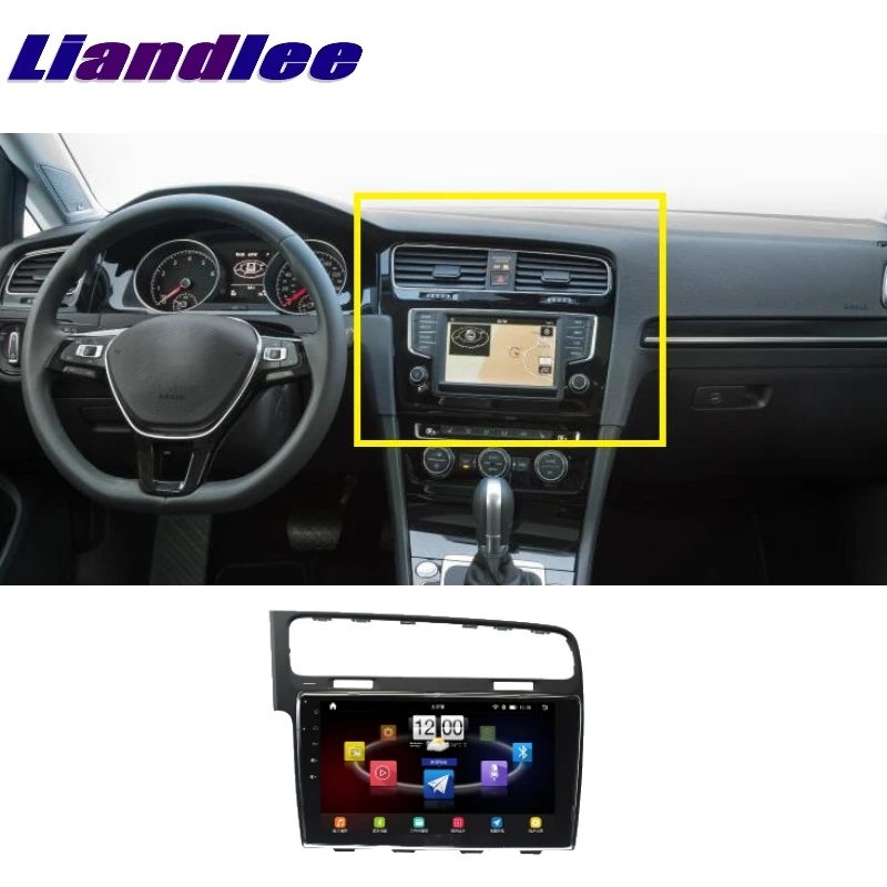 Для Volkswagen VW Golf Mk7 2014 ~ 2020 LiisLee Автомобильный мультимедийный ТВ WiFi gps аудио радио