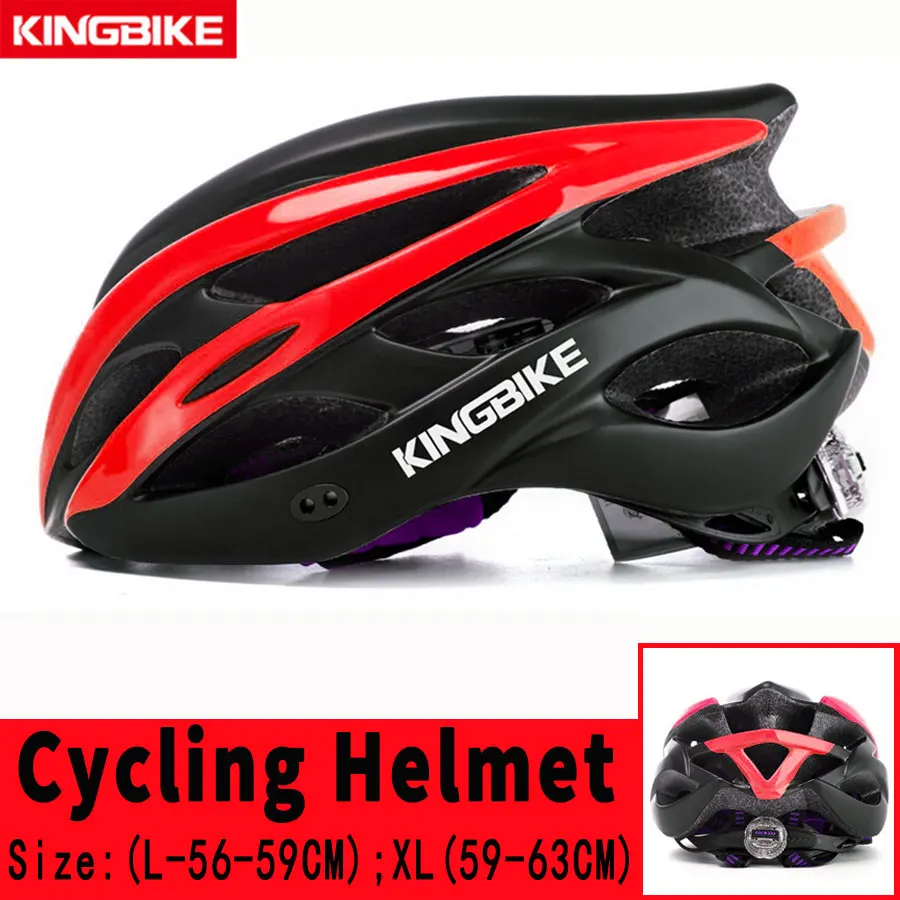 872-T4 KINGBIKE велосипедный шлем дорожный велосипедный шлем ультра светильник горный MTB CE безопасный Бонтрагер ПВХ+ EPS шлем для велосипеда велосипедный светильник шлемы - Цвет: 872-T4