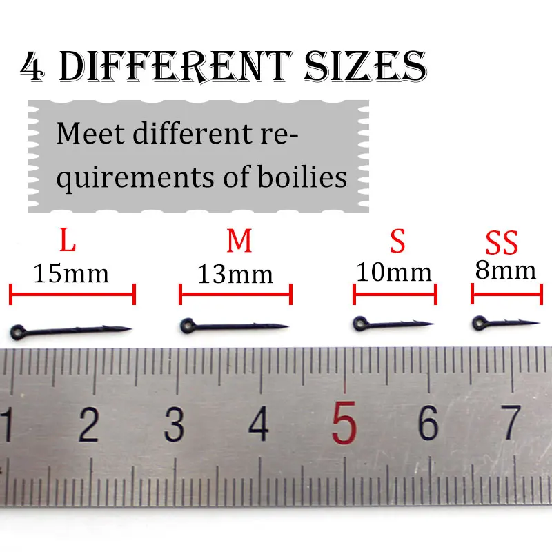 30 шт. Аксессуары для ловли карпа наживки с микро-колючими иглами приманки личинок