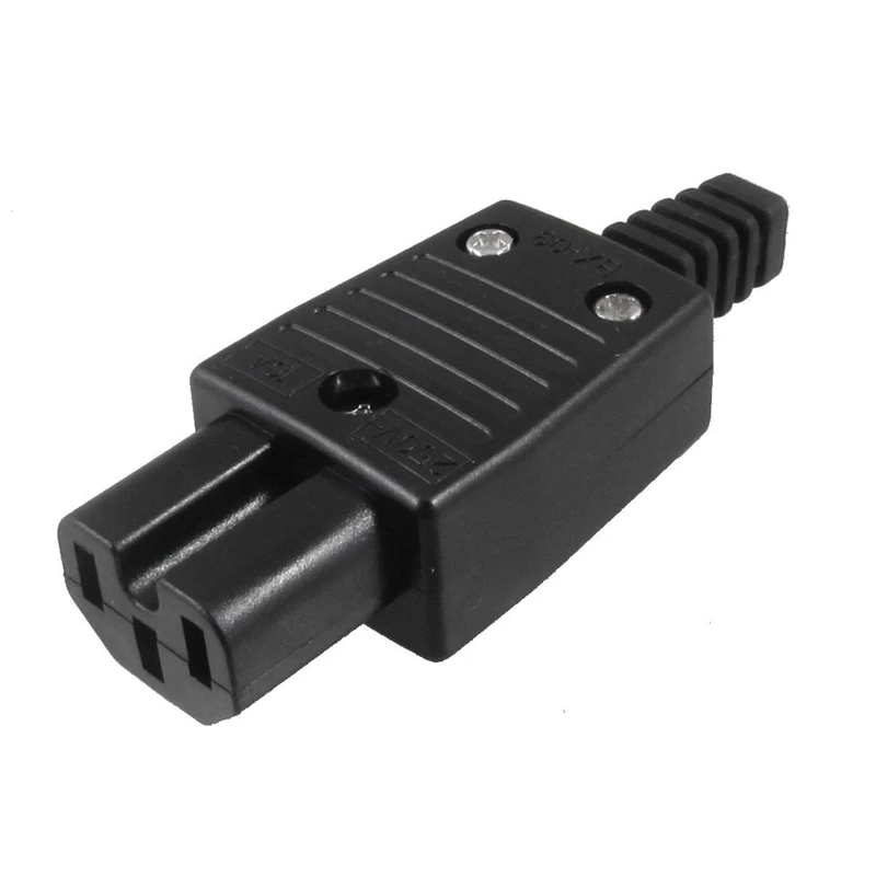 

Black IEC320 C15 Female Outlet Socket Power Adapter Connector AC 250V 10A