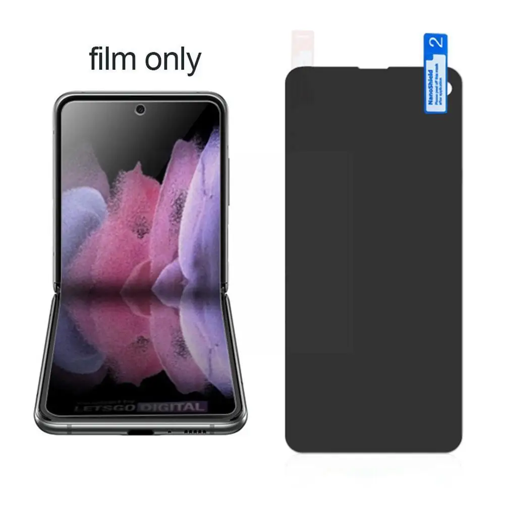 

For Z Flip 3 5g Anti-peeping Full Cover Screen Film Film Protector Privacy Hydrogel Protector F5k9