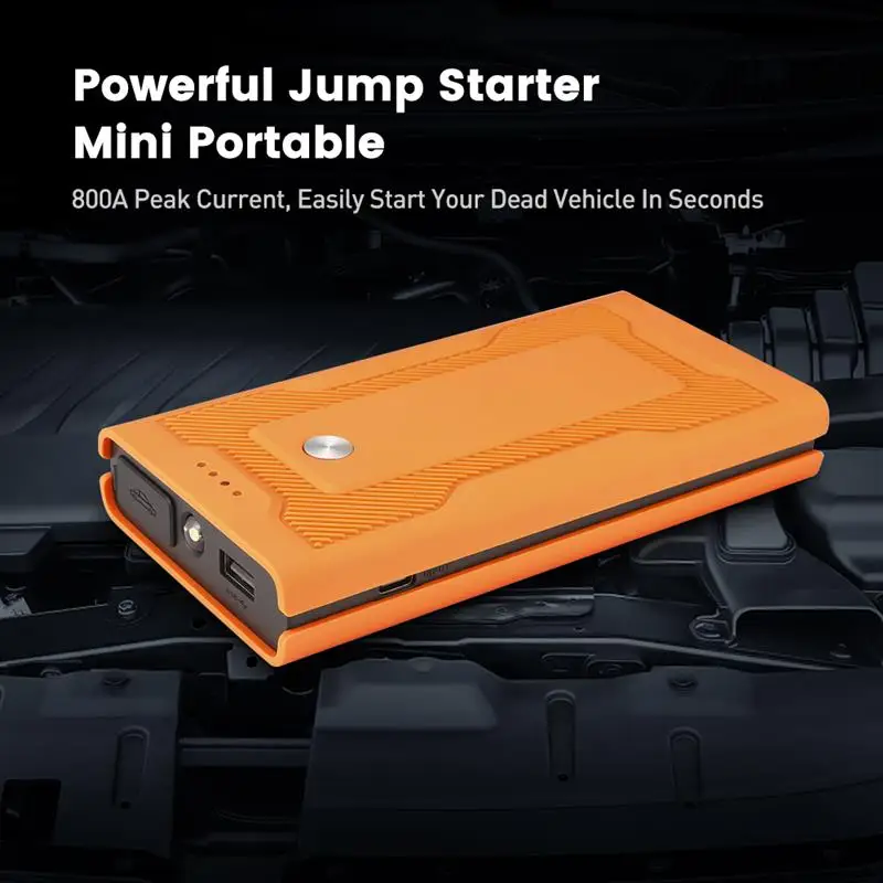 

Car Jump Starter Battery Booster 800A 7200mAh Power Bank Charger 12v Battery LED Light For Gasoline Diesel Auto Starting Device