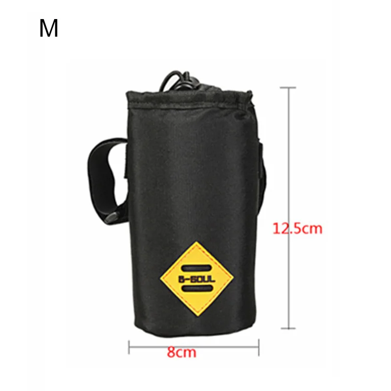 black bottle bag M Велосипедный треугольный мешок велосипедная Рама Передняя труба сумка Водонепроницаемый Велоспорт Паньер Упаковка Сумка велосипедные аксессуары - Цвет: black bottle bag M