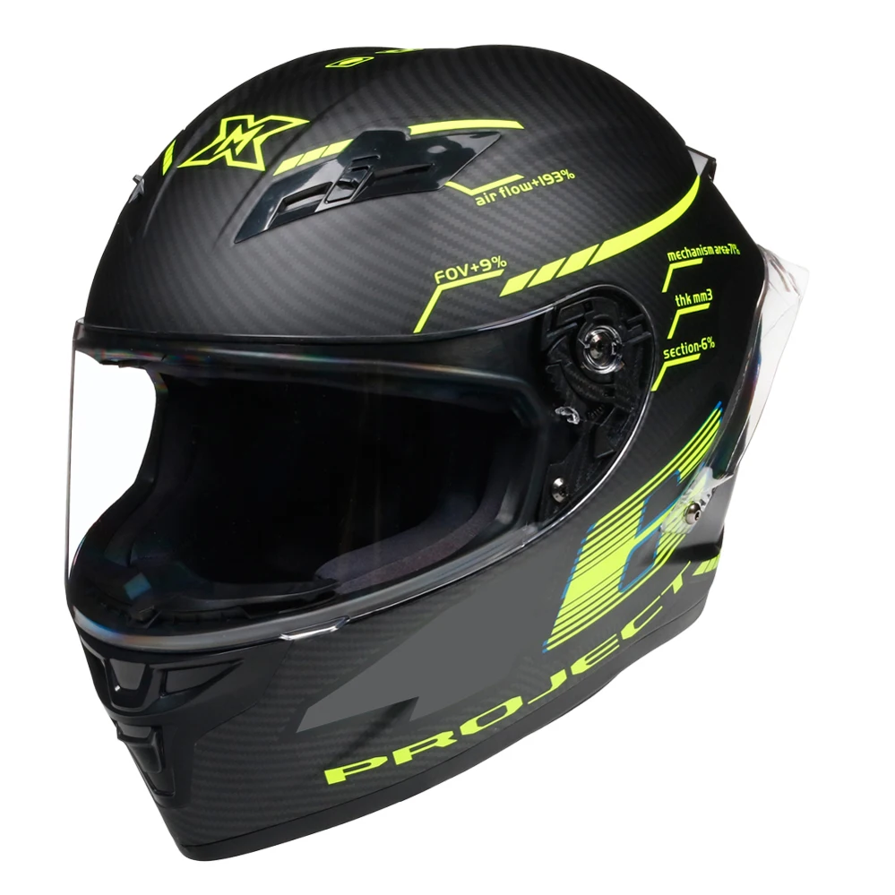 X. Анфас мотоциклетный шлем DOT Сертифицированный полный каск Профессиональный