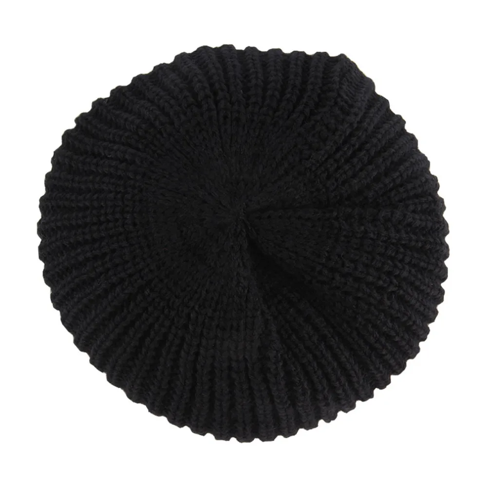 

Casual Chic Men's Loose Beanie Hats Caps New Winter Women Men's Skullies Warmth Knitted Beanies Solid Color Oversized 2017 Hot