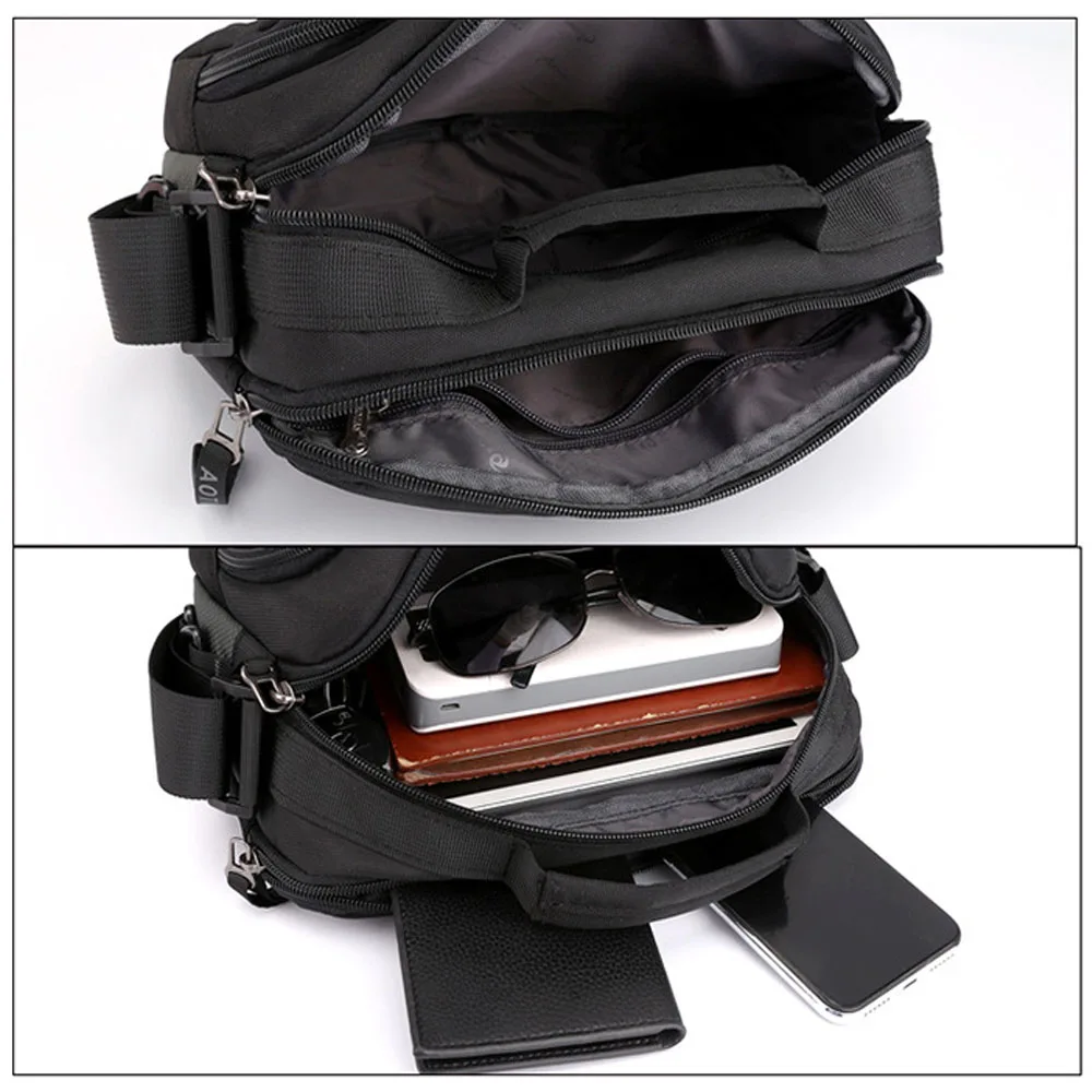 Сумка-мессенджер Мужская водонепроницаемая с несколькими карманами XA753ZC |