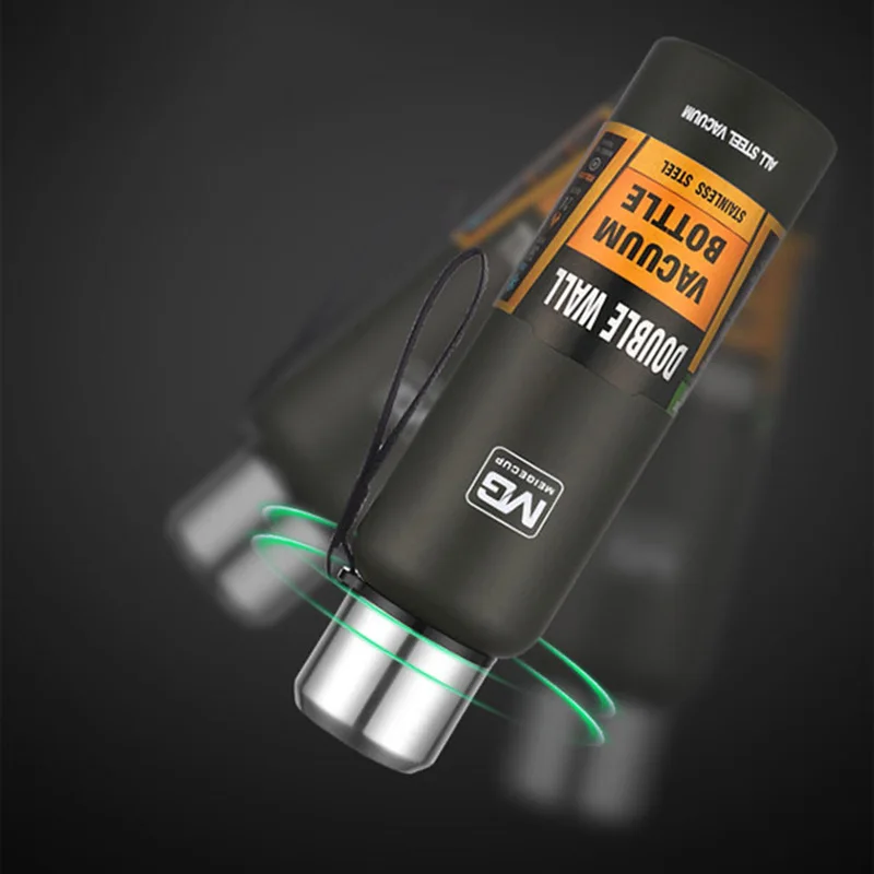 

Thermos 500/750/1000/1500ML Vacuum Flask Stainless Steel Cup With Rope Portable Car Bottle Insulated Travel Thermal Mug Tumbler