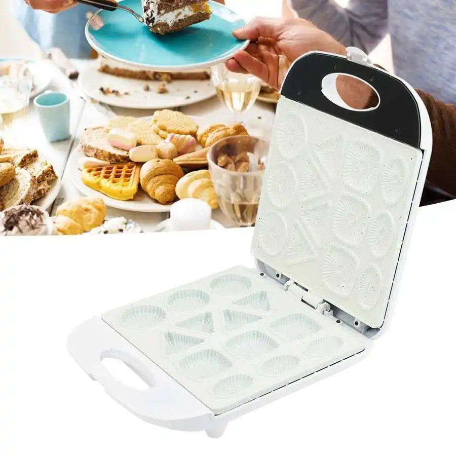 

Sandwich Maker ABS Breakfast Baking Machine Cake Waffle Snap Maker Household Appliance 220V Breakfast Maker Kitchen