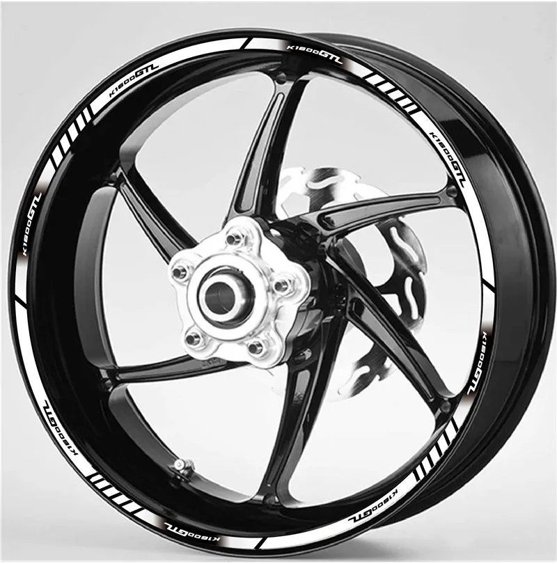 

New Motorcycle Tire Reflective stickers inner wheel stripes decoration decals for BMW K1600GTL