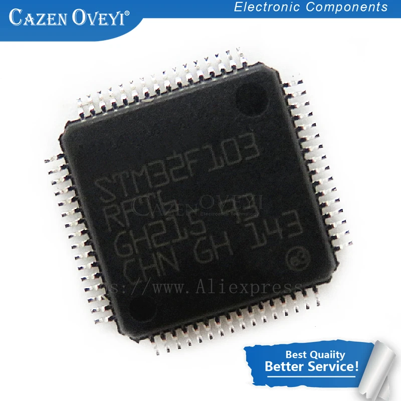 1 шт./лот STM32F103C8T6 STM32F103RFT6 STM32F103RGT6 STM32F105RBT6 STM32F105RCT6 STM32F103CBT6 QFP-48 в наличии | Электронные
