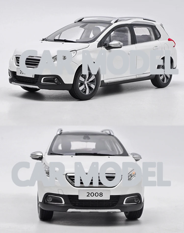 1:18 Масштаб сплава игрушечных автомобилей dongfeng biaozhi 2008 модель автомобиля SUV детских игрушечных автомобилей авторизованный игрушки для детей
