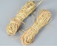 1pc50g natural raffia dry straw paper gift wrap candy box packaging rope wedding party decor flower rustic decor diy supplies