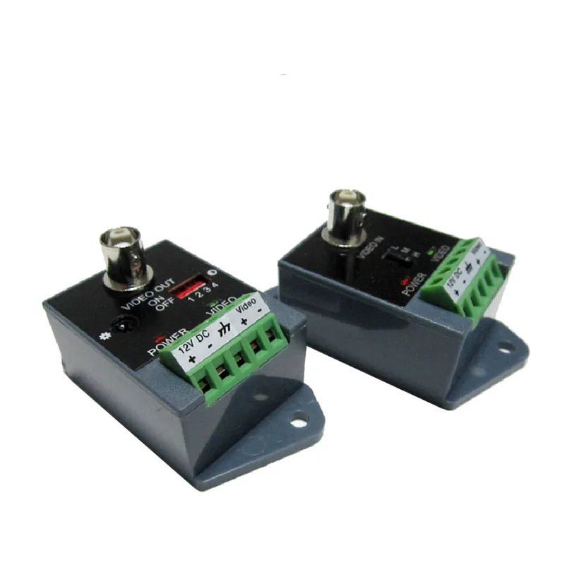 1CH HD активный видеобалун с поддержкой разрешения 1080P, защитой от перенапряжения, передатчик + приемник, аксессуары для CCTV-камер. 1 пара UTP.