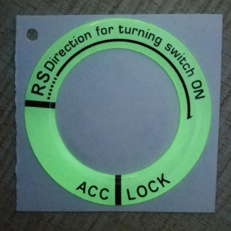 Vehemo автомобильный брелок для зажигания стикер кольцо светильник украшения