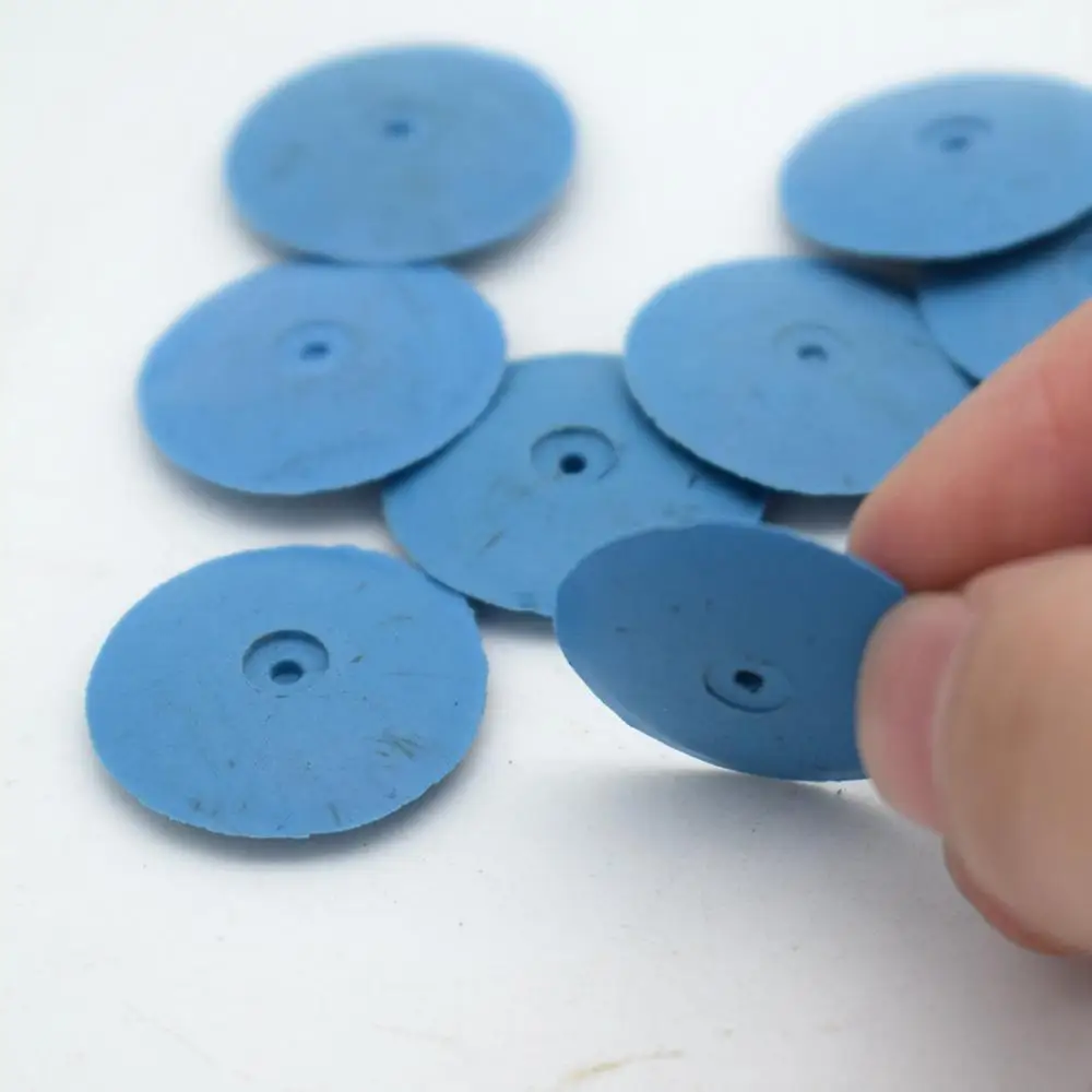 10 шт./компл. Ножи край Силиконовое колесо голубой цвет полировки ювелирных