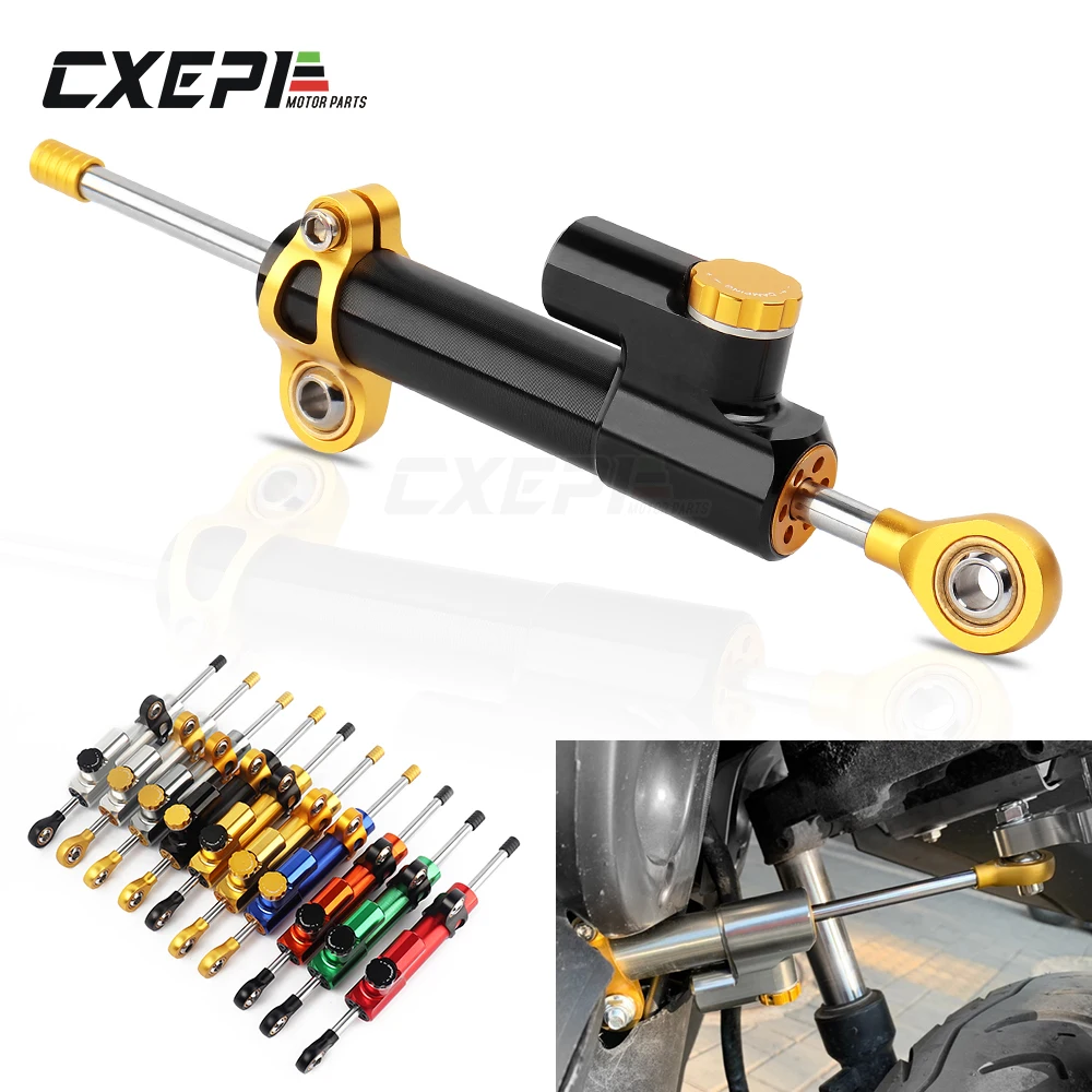 CNC мотоцикл стабилизатор рулевой демпфер Монтажный Кронштейн Поддержка Комплект