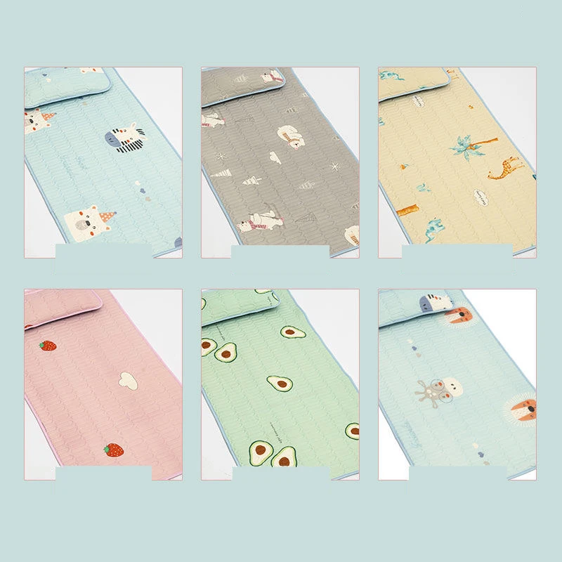 Summer cool baby Mattress mat pillow Sets Newborn Infant Bedding Sleeping Crib Pad kids school matelas colchone colchon | Мать и ребенок