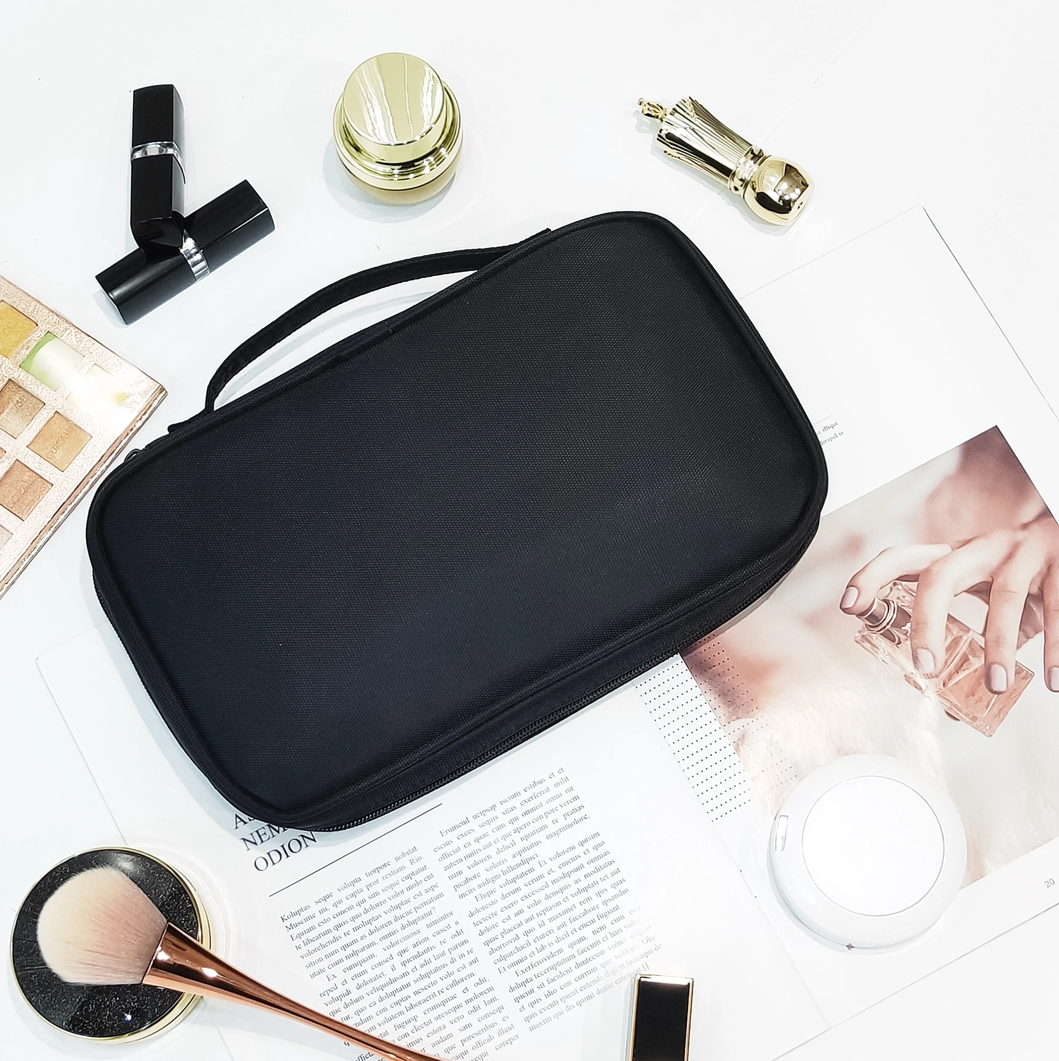 Косметичка из ткани Оксфорд вместительные сумки для хранения женская косметичка