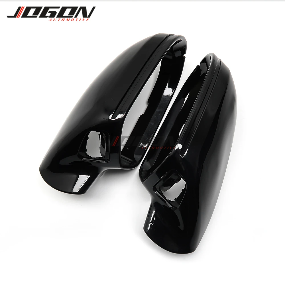 

Глянцевое черное боковое крыло, зеркало заднего вида, чехол для Audi A6 RS6 S6 C7 C7.5 4G 2011-2015 2016 2017 2018