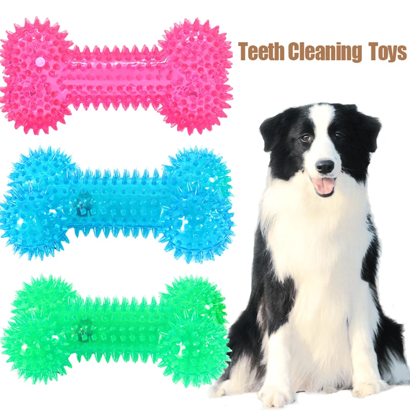 

Резиновая игрушка для домашних животных, Интерактивная зубная щетка из ТПР для дрессировки и чистки зубов у крупных собак