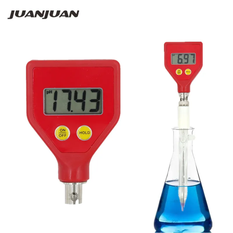 Цифровой pH тестер острый стеклянный электрод для воды молока сыра почвы еды