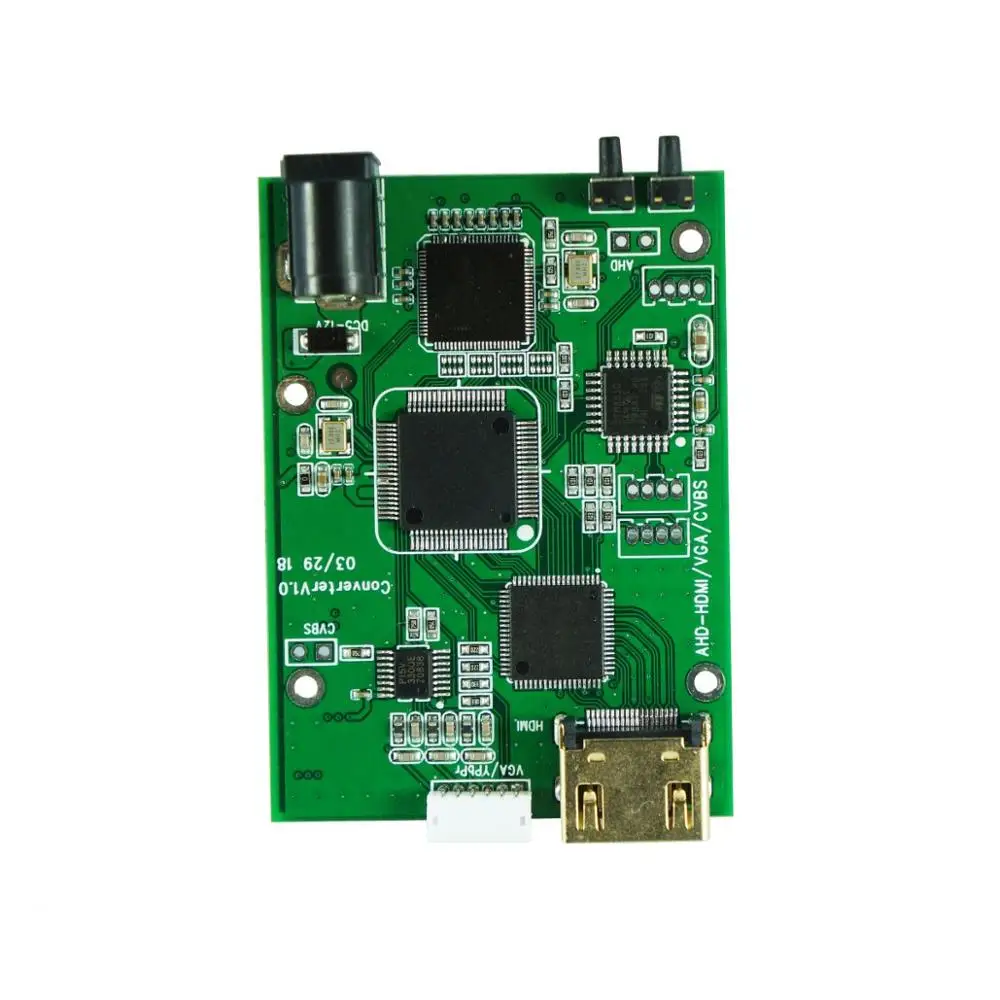 A2H AHD to HDMI Signal Convertor AHD TVI CVI CVBS signal to HDMI VGA CVBS signal convertor board support OEM