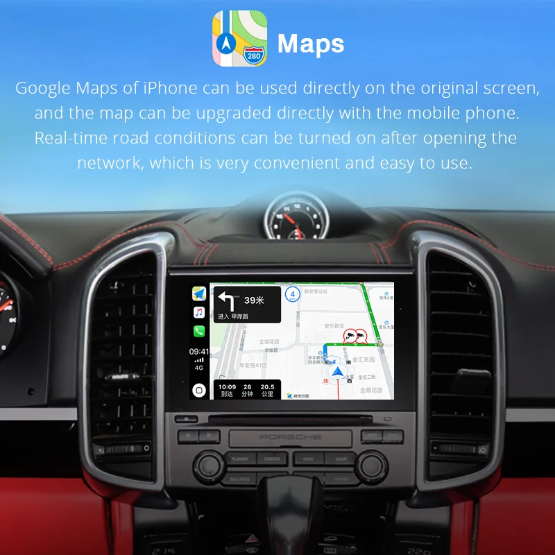 Yeesite OEM PCM3.1 беспроводной Apple Carplay модифицированный для 2010-16 Porsche Cayenne Macan Paramera Cayman 911