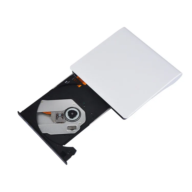USB 3,0 тонкий внешний DVD RW CD Писатель Привод горелки ридер плеер Оптические приводы для портативных ПК
