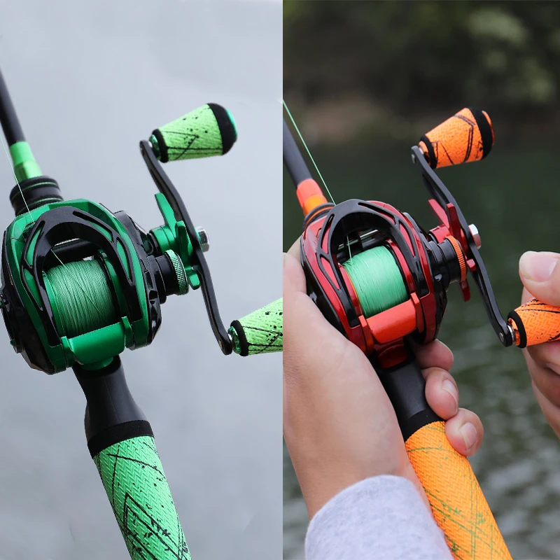 

Sougayilang 8+1BB Baitcasting Fishing Reel 7.3:1 High Speed Gear Ratio Magnetic Brakes Fishing Reel 8KG Max Drag