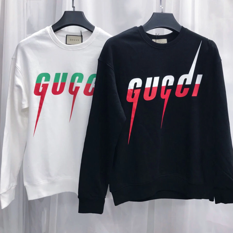 

Новинка 2021, осенне-зимний брендовый роскошный высококачественный модный трендовый Топ унисекс с длинным рукавом и круглым вырезом