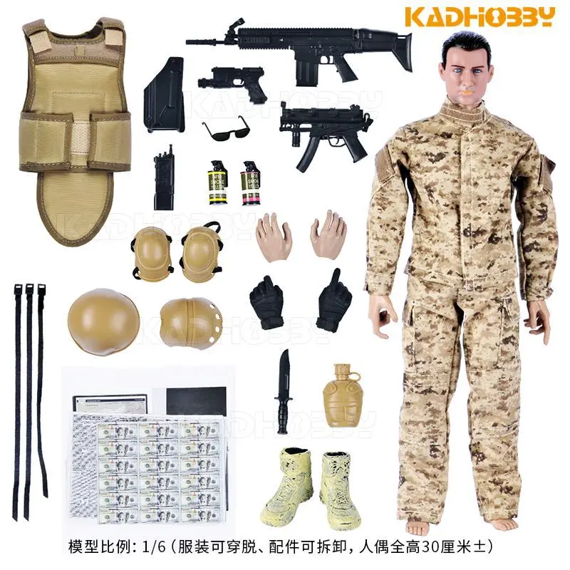 

pattiz factory direct sales NB series 30cm camouflage plastic belt eat chicken toy gun military model 16 soldiers