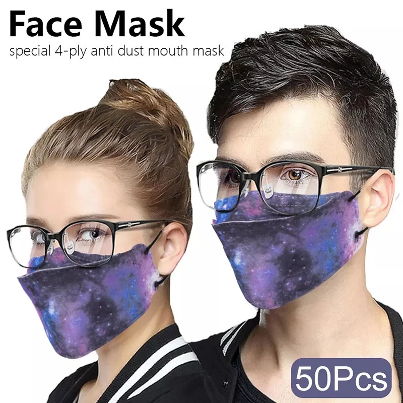 10/50 шт рыбы KN95 маска для полости рта 3D FFP2 N95 с принтами Mascarillas 4 слоев фильтр