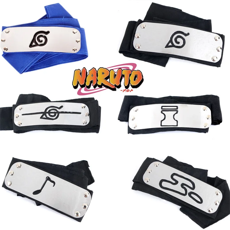 Cosplay Props Anime Naruto Headband Uchiha Itachi Kakashi Akatsuki Pain Headwear Girls Boy Uzumaki Accessories |