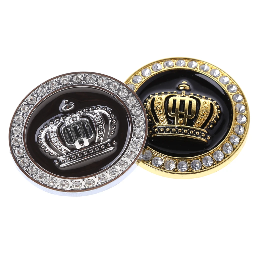 Стайлинг автомобиля Авто Автомобиль 3D Алмазная Корона металлический значок