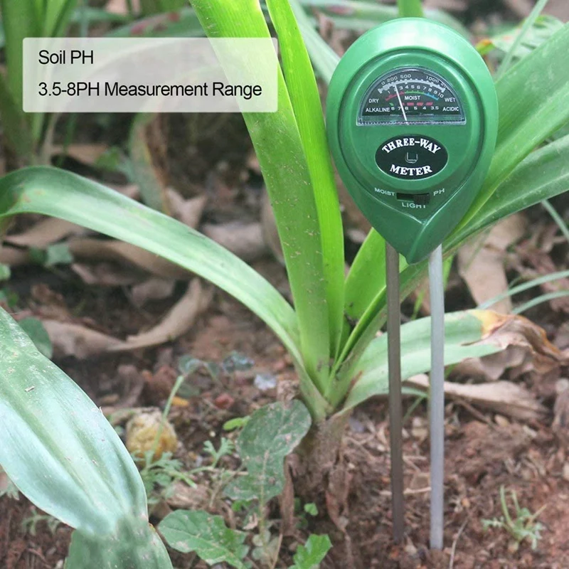 

Soil PH Meter 3-In-1 Soil Test Kit,Shallow Moisture Tester for Plants, Very Suitable for Gardening, Farming, Indoor, Outdoor