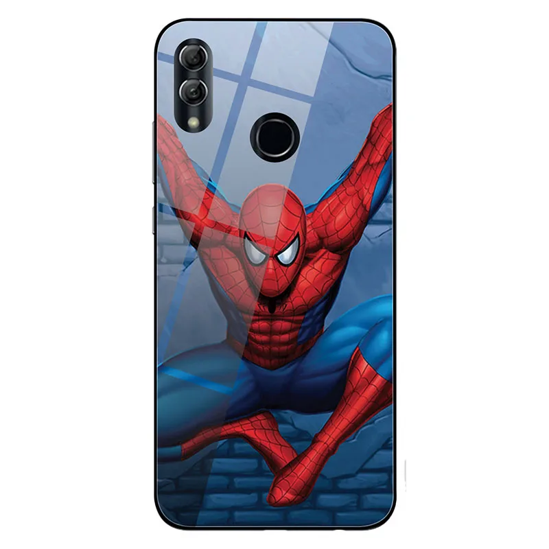 Чехол для huawei Honor 10 Lite с милым узором, Жесткий Чехол для задней крышки из стекла, чехол для huawei Honor 10 Lite, чехол для телефона, бампер, чехол, чехол