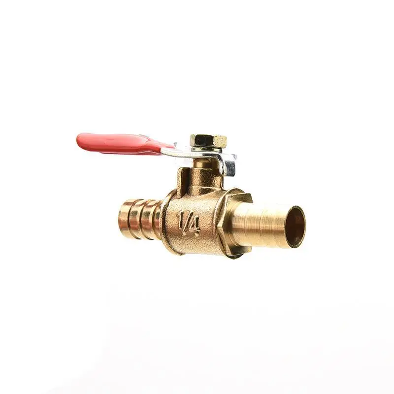

1PCS High Quality Agricultural Industrial Machinery 1/4" PEX Brass Ball Valve Full Port Crimp Shut-off Valve for PEX Tube