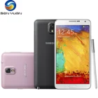 Оригинальный разблокированный смартфон Samsung Galaxy Note 3, мобильный телефон дюйма, 16 ГБ32 Гб ROM + 3 Гб RAM, 13.0MP, 5,7 дюйма, четырехъядерный, Android, N9005