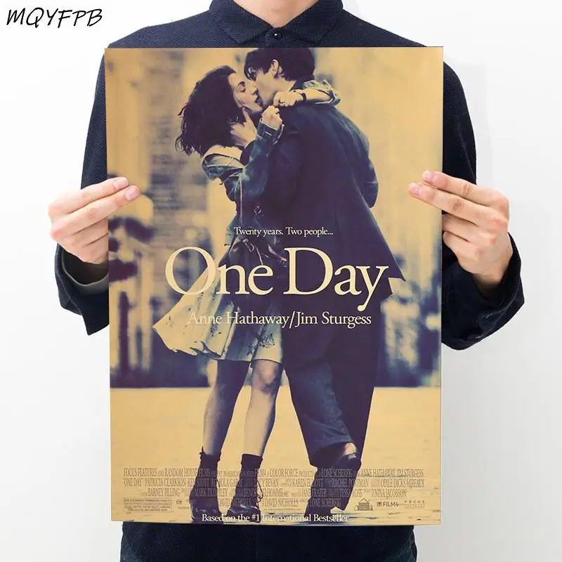 

Movie One Day Kraft Paper Poster Wall Sticker Home Decoration Painting