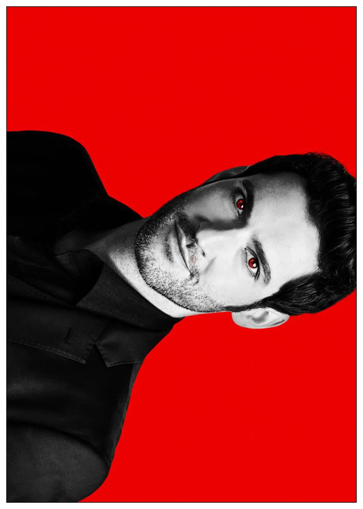Облицовочный плакат Lucifer ТВ серии показ стикер на стену белая бумага домашний декоративный плакат на стену Прозрачный декор изображения - Цвет: E198