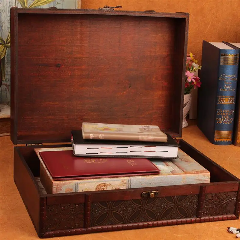 Винтажные деревянные шкатулки для ювелирных изделий 1 шт. | Дом и сад