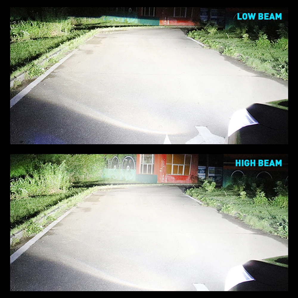 

2Pcs Car Led Headlight 9600LM H1 H3 H7 H8 H9 H11 9005 HB3 9006 HB4 9012 HIR2 H4 9003 Hi/Lo Beam Auto head Lamp Bulbs 6000K
