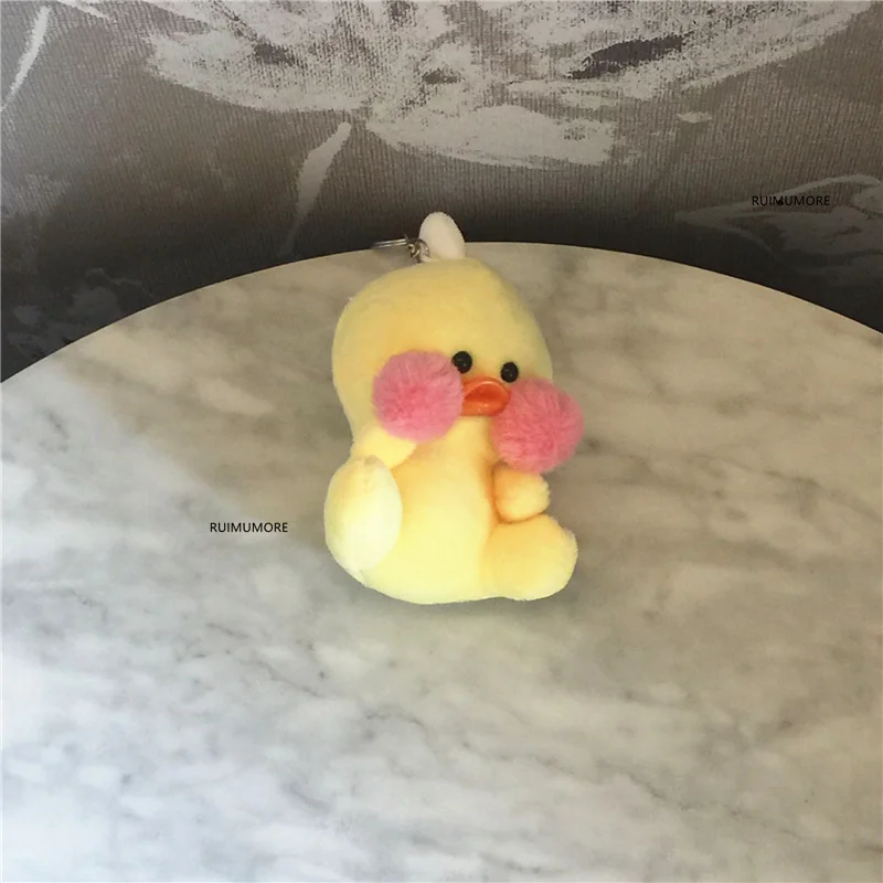 Прибл. 6 см Плюшевая плюшевая утка брелок игрушка кулон кукла детский подарок |