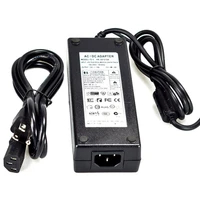 20pcs 120w ac 100v 240v converter adapter dc 12v 10a power supply with power cord cable plug acdc adapter led transformer